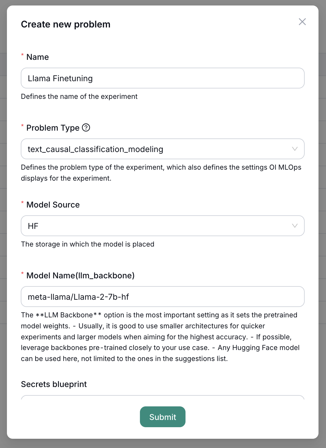 Problem Setup